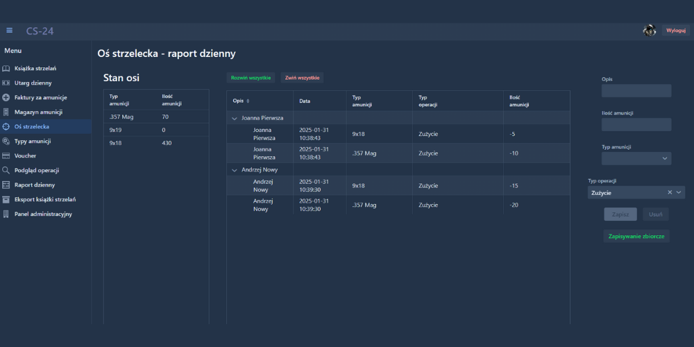 Aplikacja Oś Strzelecka